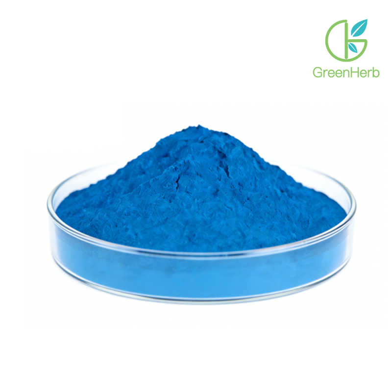 Espirulina azul en polvo