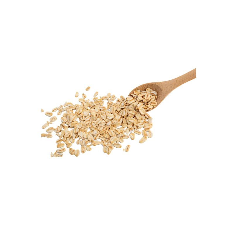 Fotografía macro del grano de avena (Avena sativa)