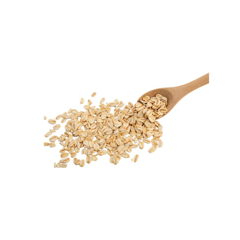 Fotografía macro del grano de avena (Avena sativa)
